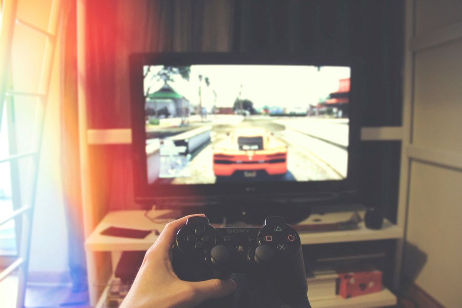Racing video game