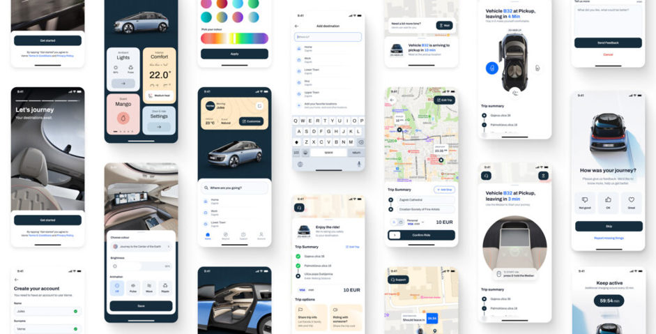Rimac Verne robotaxi app