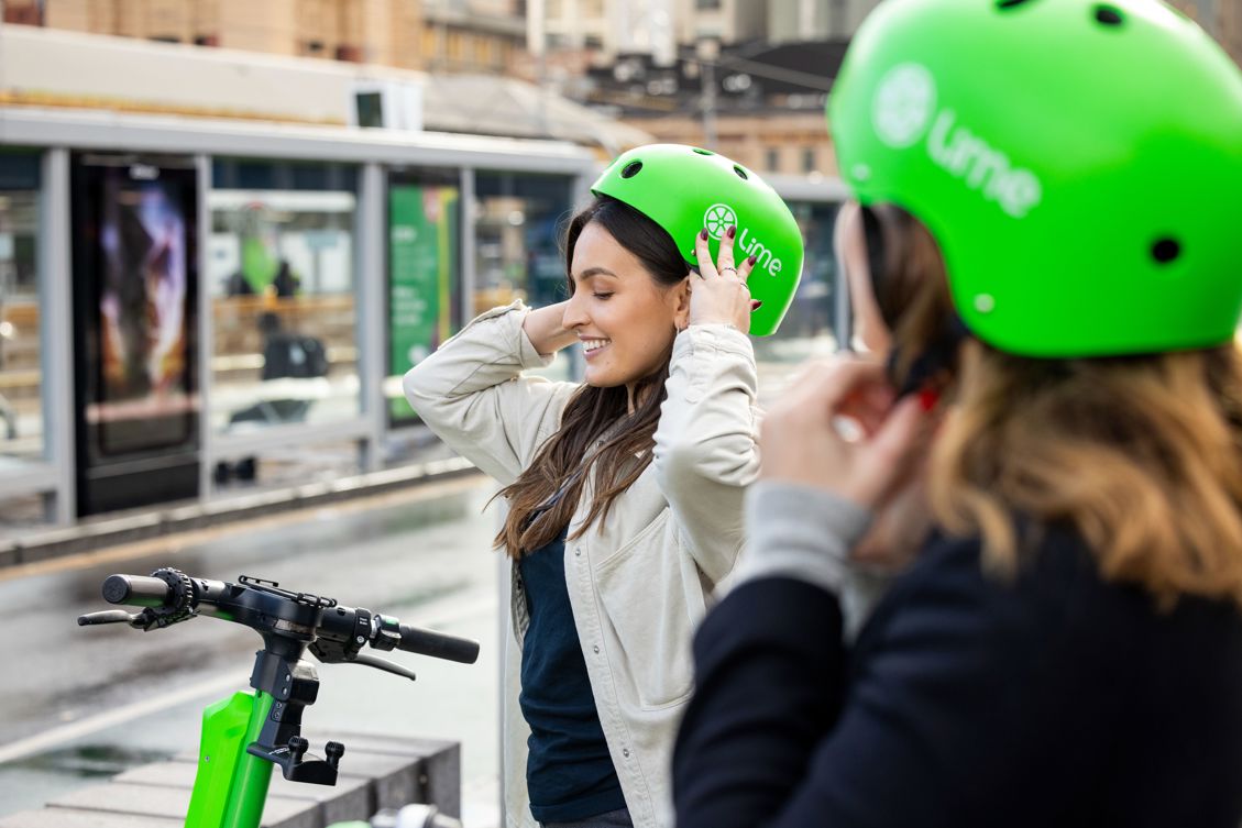 Lime scooters.