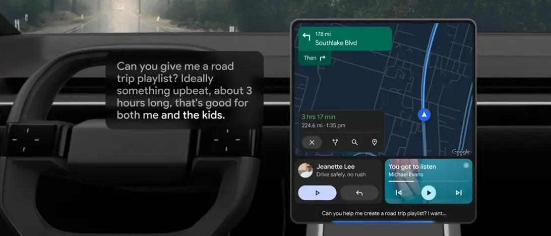 Google Gemini AI Android Auto