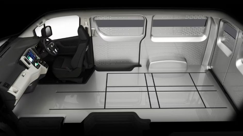 Toyota Global Hiace BEV Concept interior