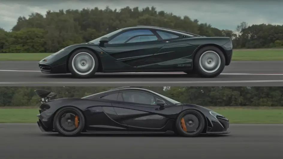 McLaren F1 and P1