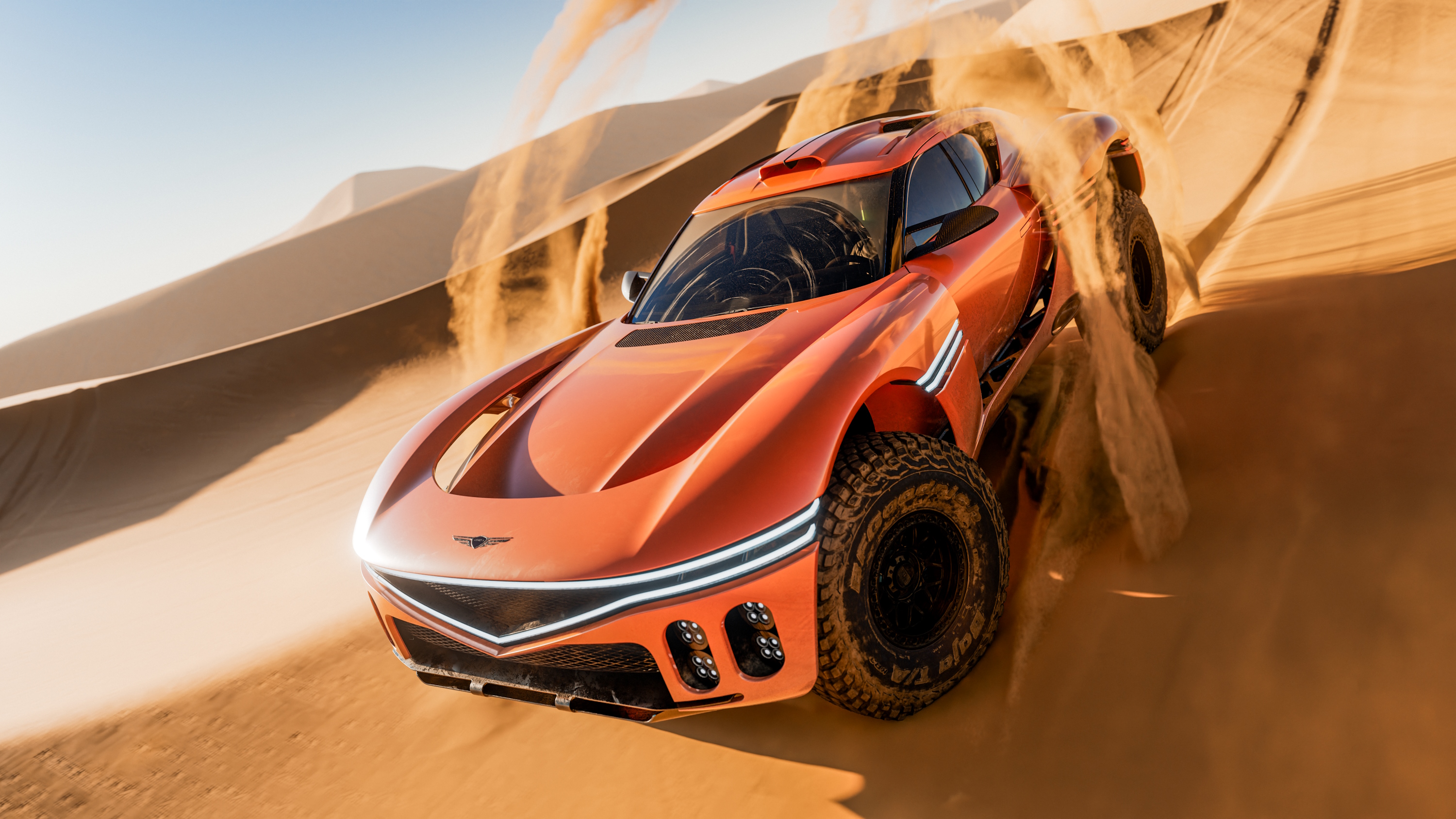 Genesis X Skorpio Concept goes full desert racer with 820kW V8