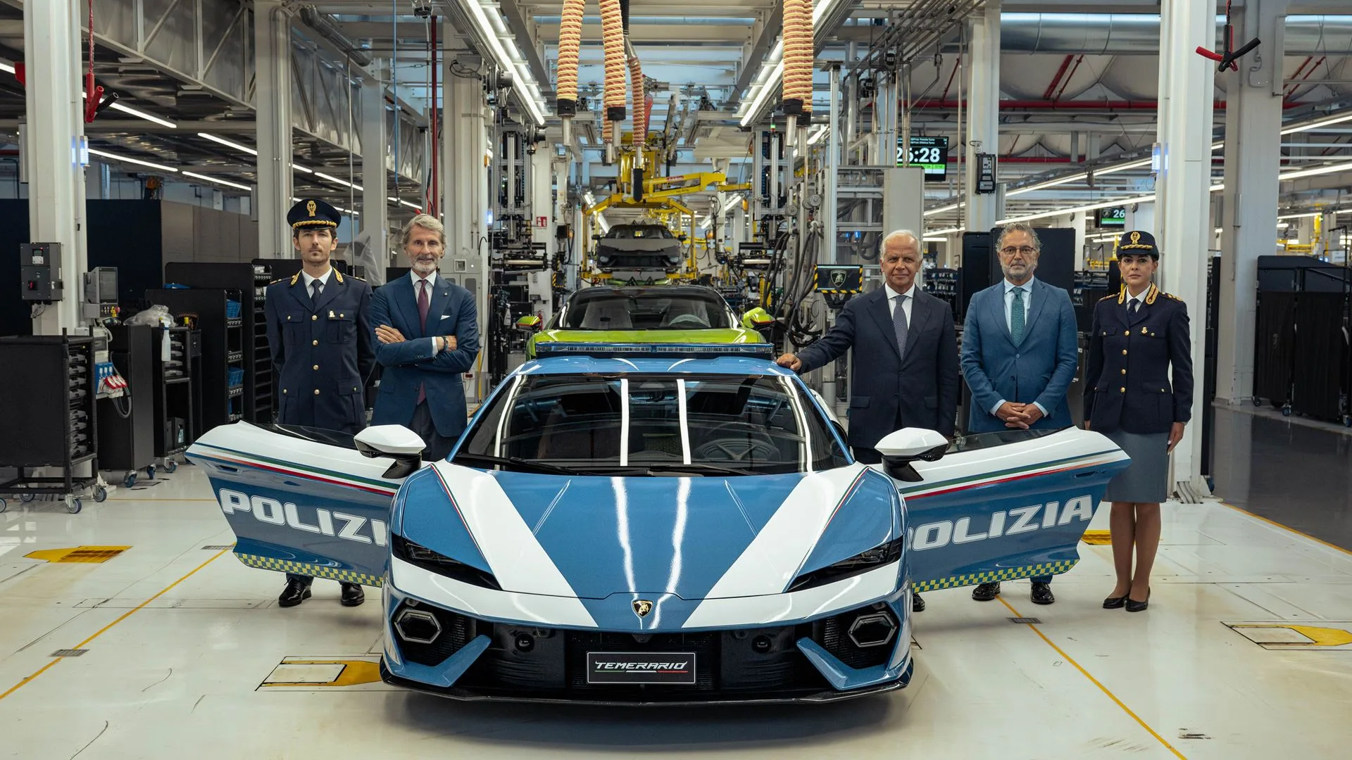 Lamborghini Temerario joins Italian police fleet