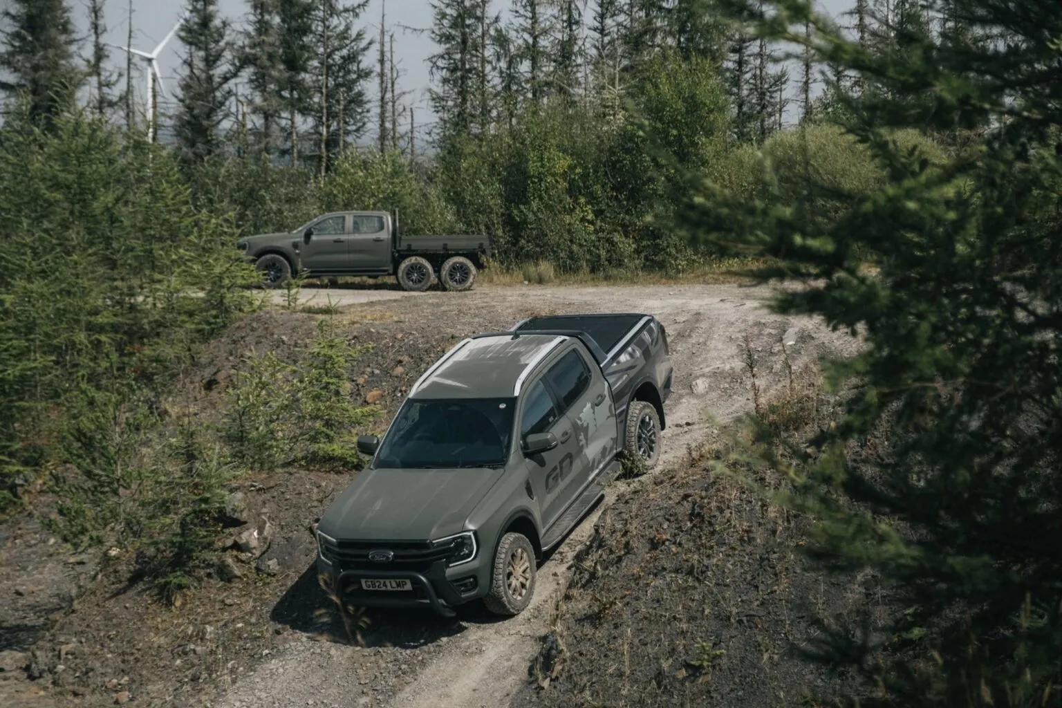 Ford Ranger and Ranger Super Duty military demonstrators for the LMV bid