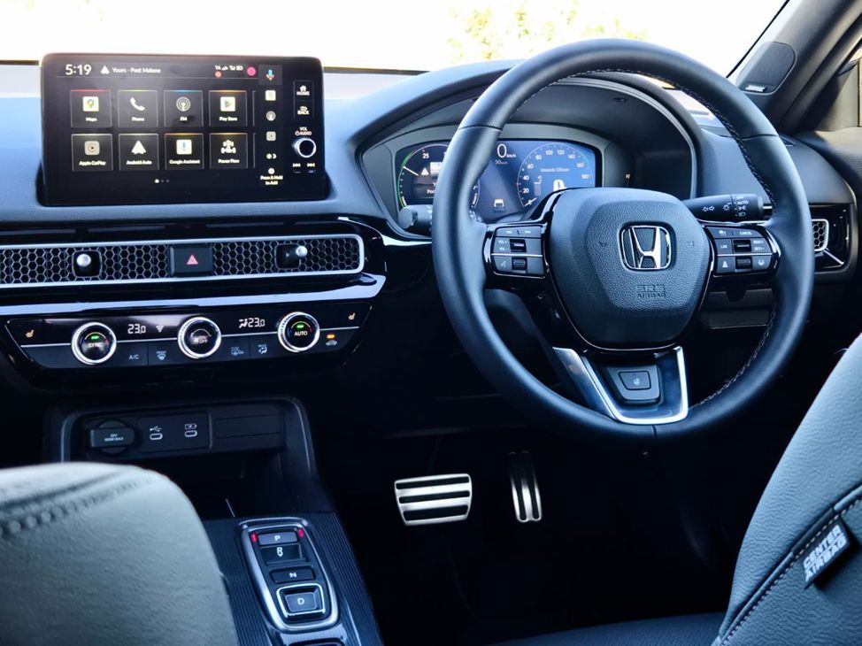 Honda Civic SR e:HEV hybrid.