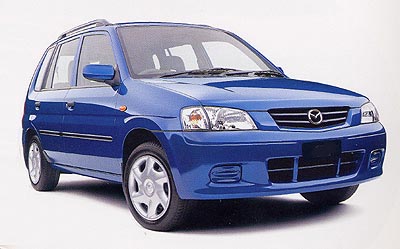 A MAZDA DEMIO vehicle
