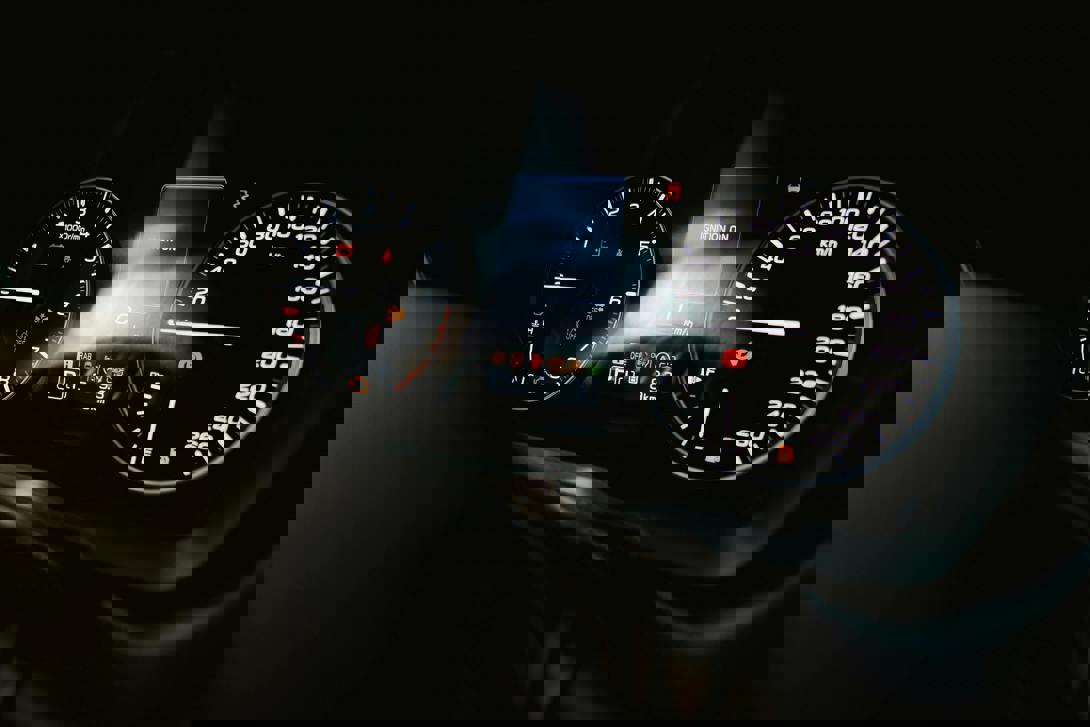 Car dashboard warning lights