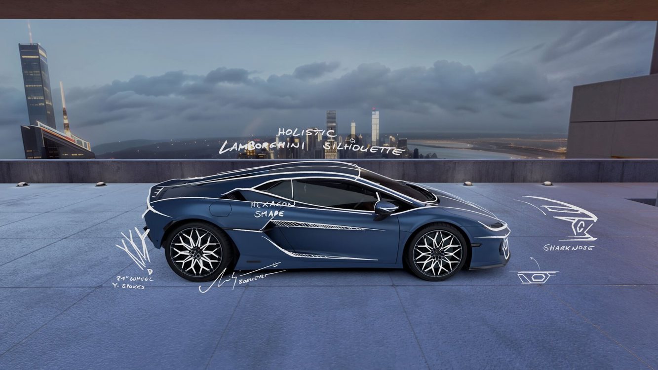 Lamborghini Apple Vision Pro