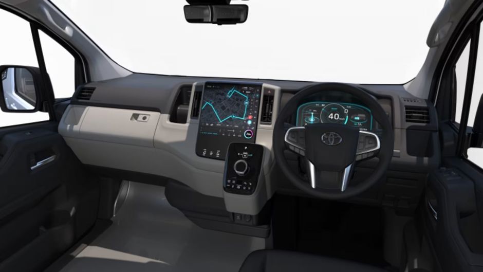 Toyota Global Hiace BEV Concept interior