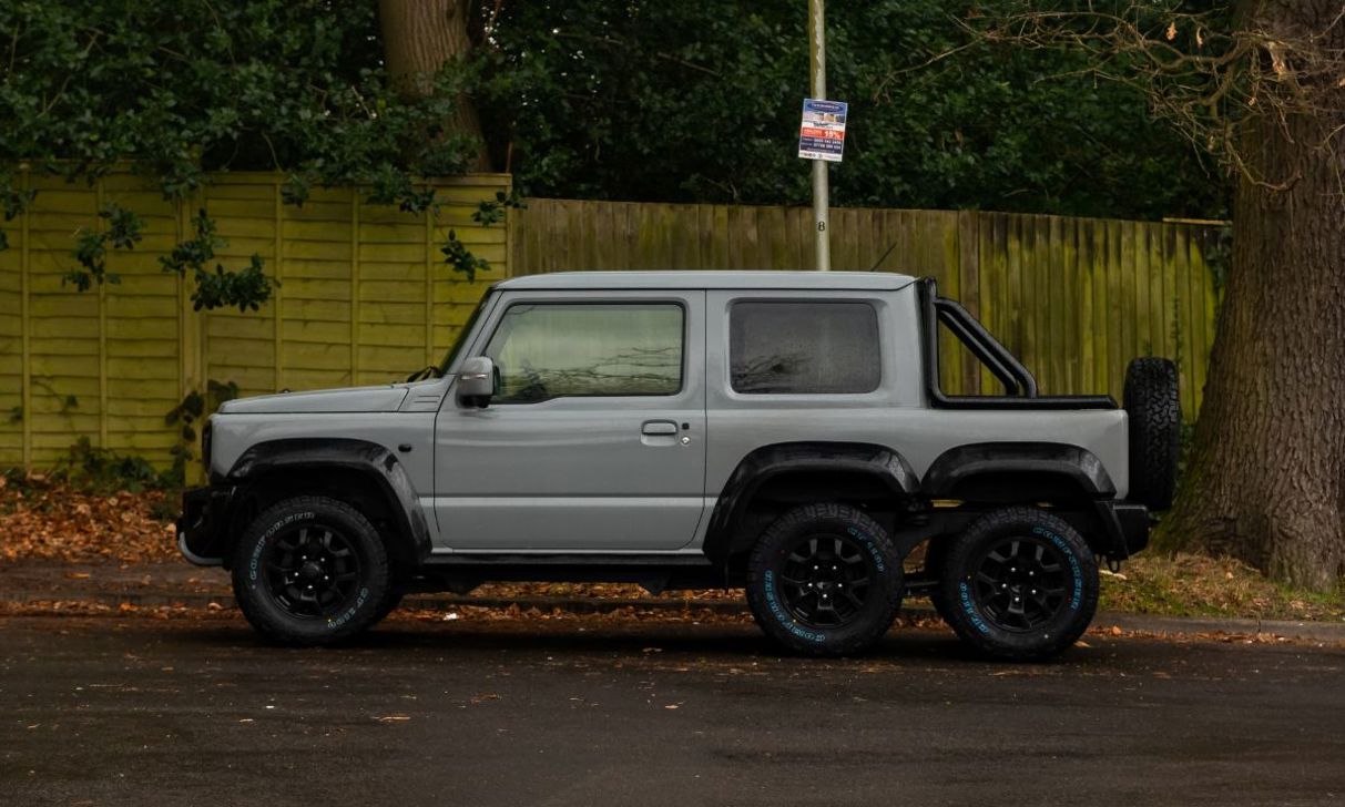 Suzuki Jimny 6-wheeler. Photo / Historics Auctioneers.