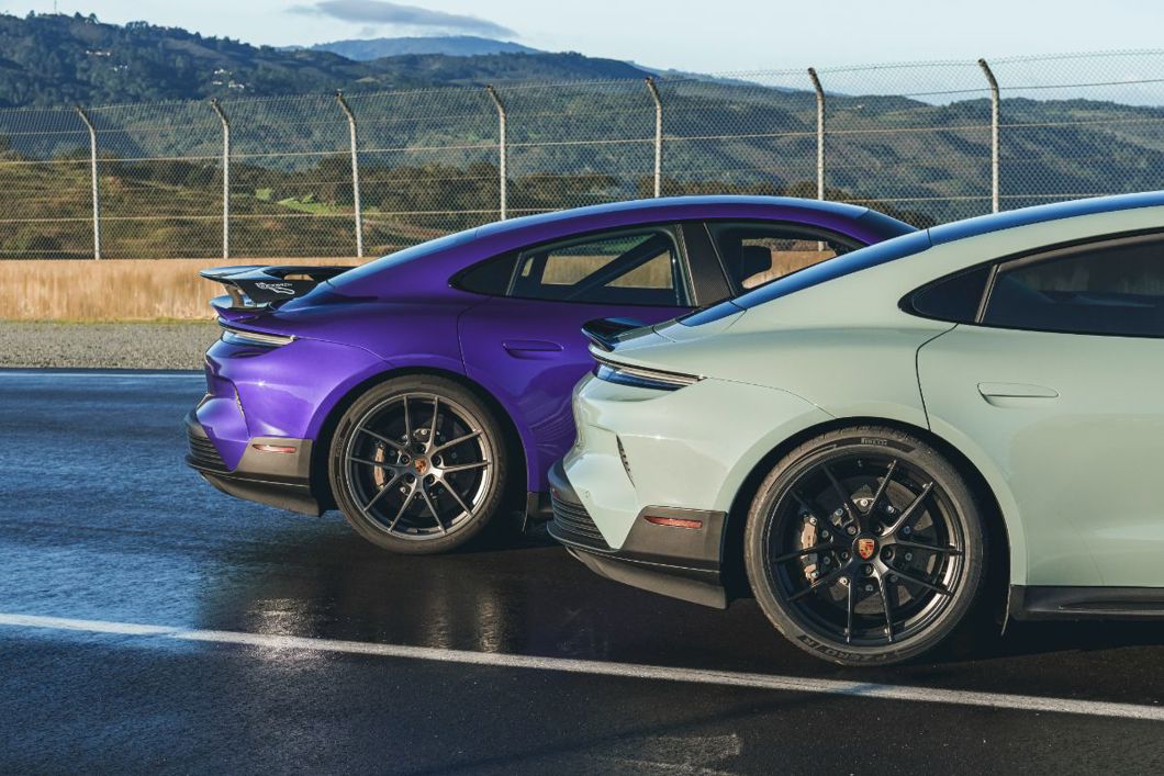 Porsche Taycan Turbo GT with Weissach package.