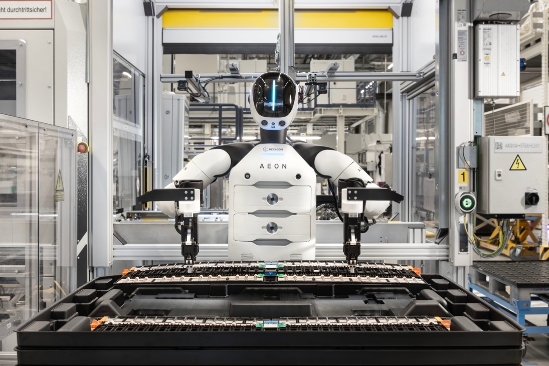 BMW humanoid robot factory