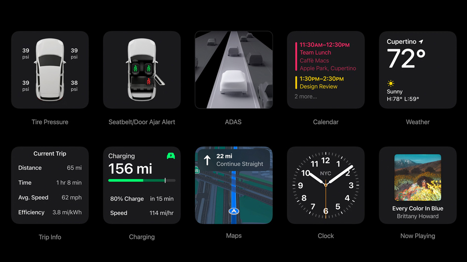 Next-gen Apple CarPlay 2024