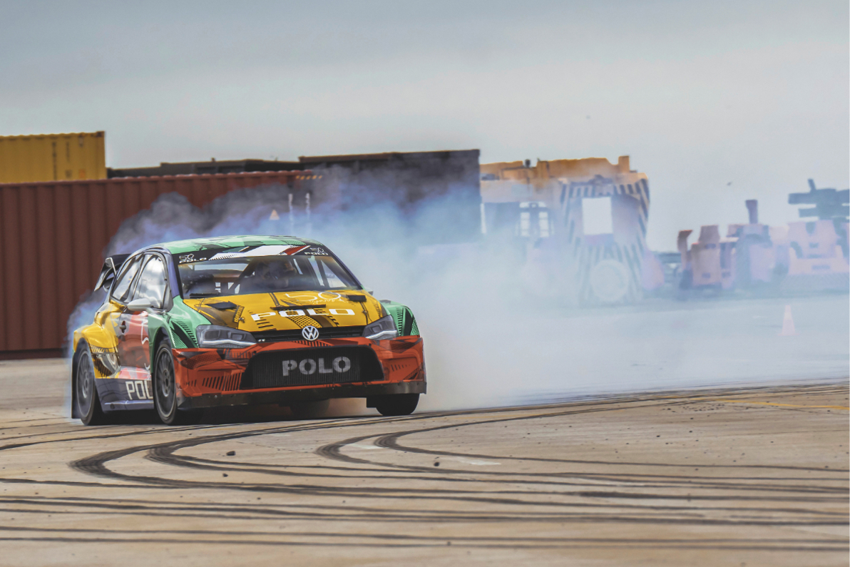 VW Polo 50th birthday drift film.