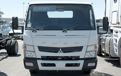 A MITSUBISHI FUSO CANTER vehicle