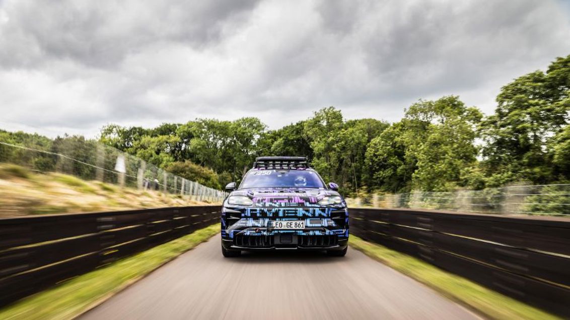 Porsche Cayenne Electric prototype.