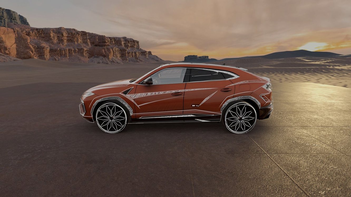 Lamborghini Apple Vision Pro