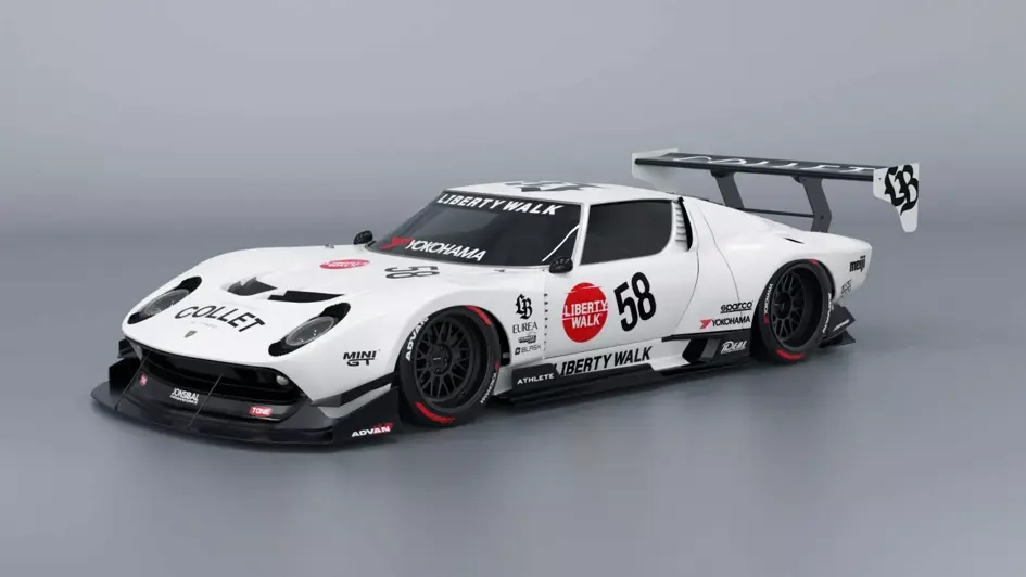 Liberty Walk widebody Lamborghini Miura