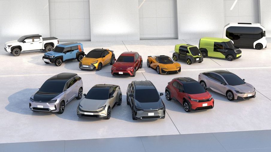 Toyota future BEV lineup