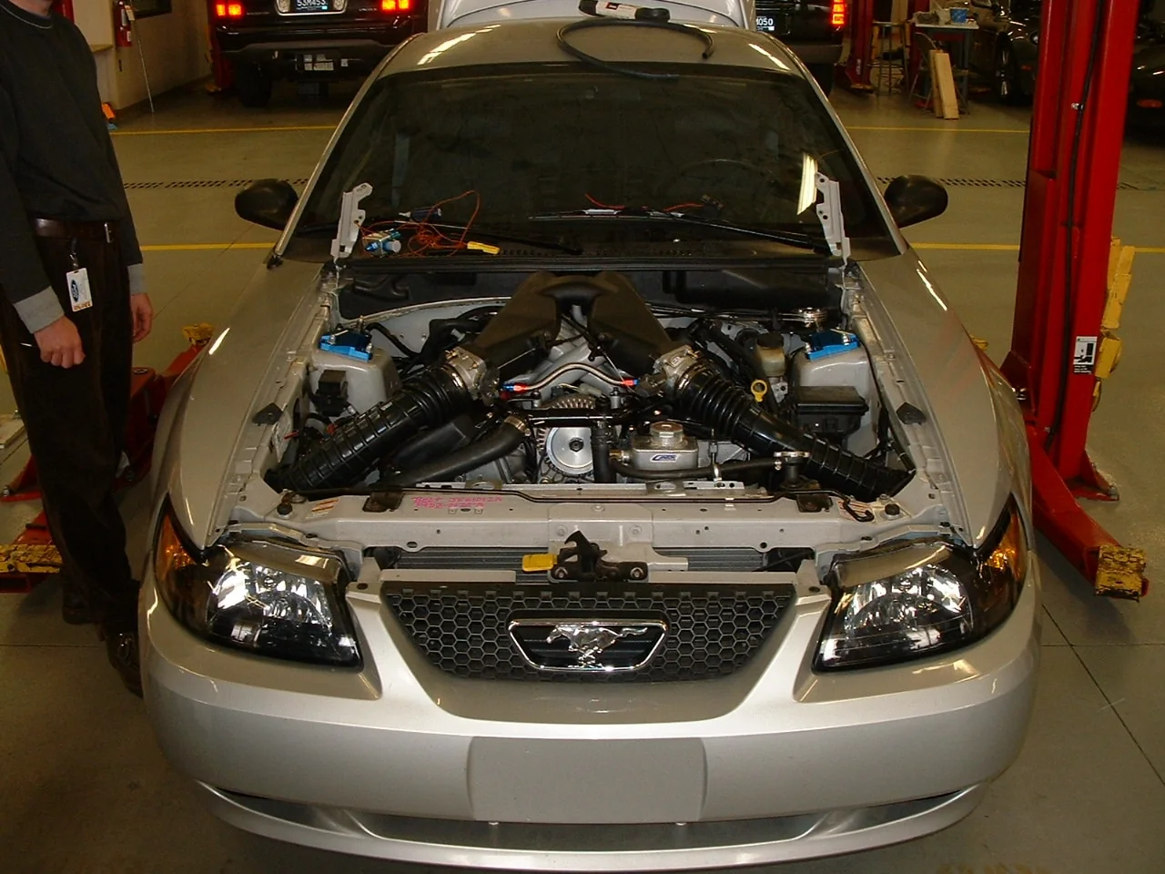 The completed V10 Mustang prototype, circa 2002.