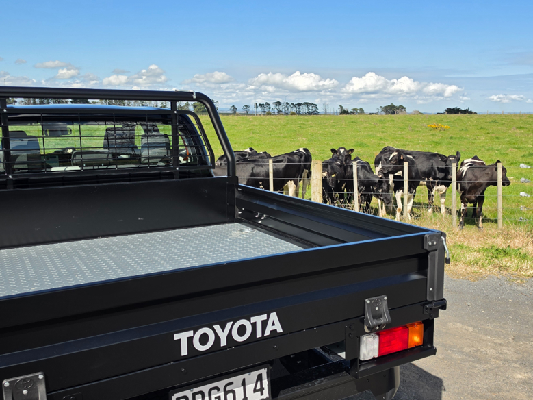 Toyota Hilux SR double cab chassis.