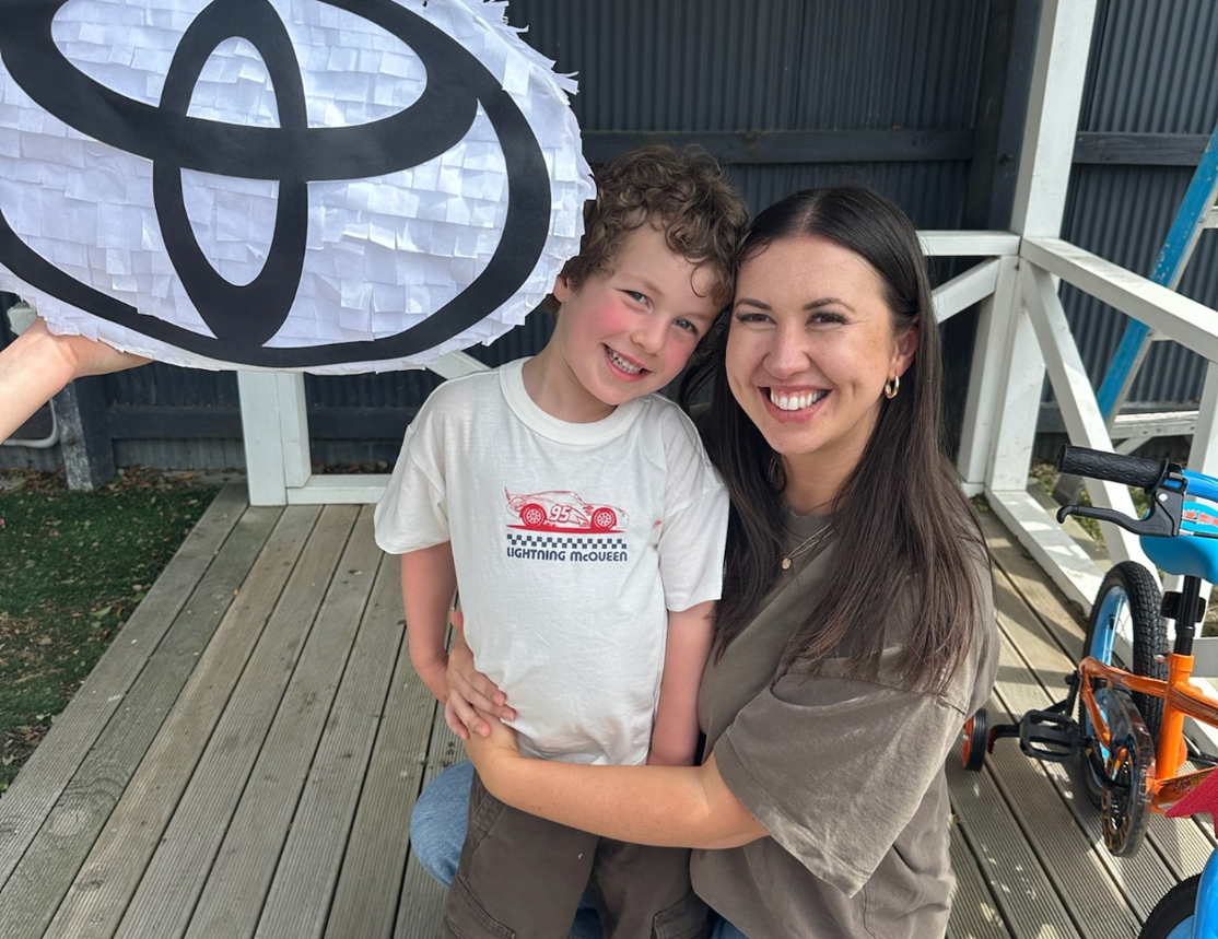 Christchurch 4-year-old has Toyota Camry-themed birthday party.