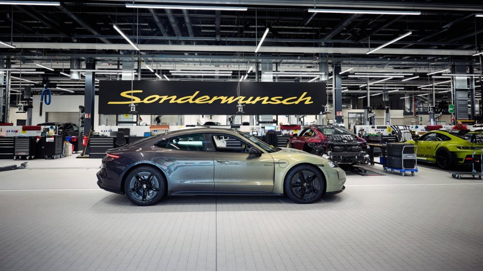 2024 Porsche Taycan Turbo S Celestial Jade