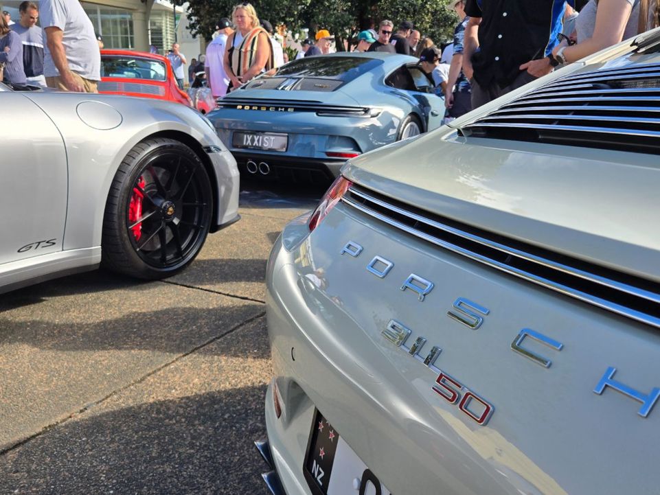 Porsche Club of NZ 50th anniversary show, Napier.
