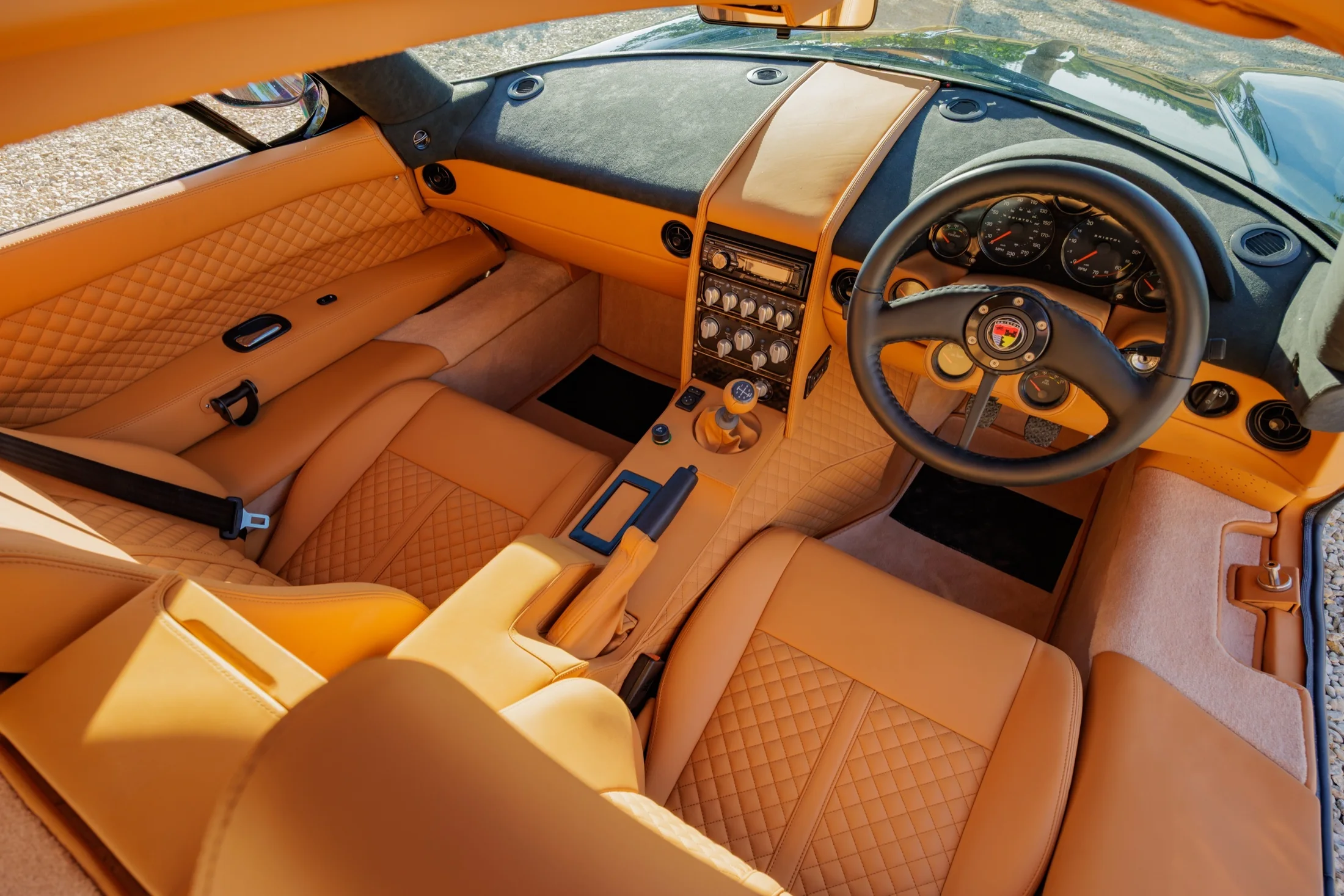 Bristol Fighter right-hand-drive cabin.