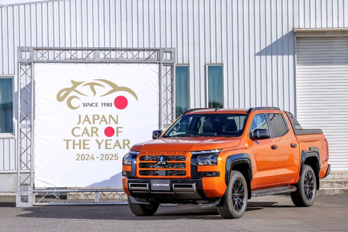 Mitsubishi Triton: Design award for JCOTY 2024-25.