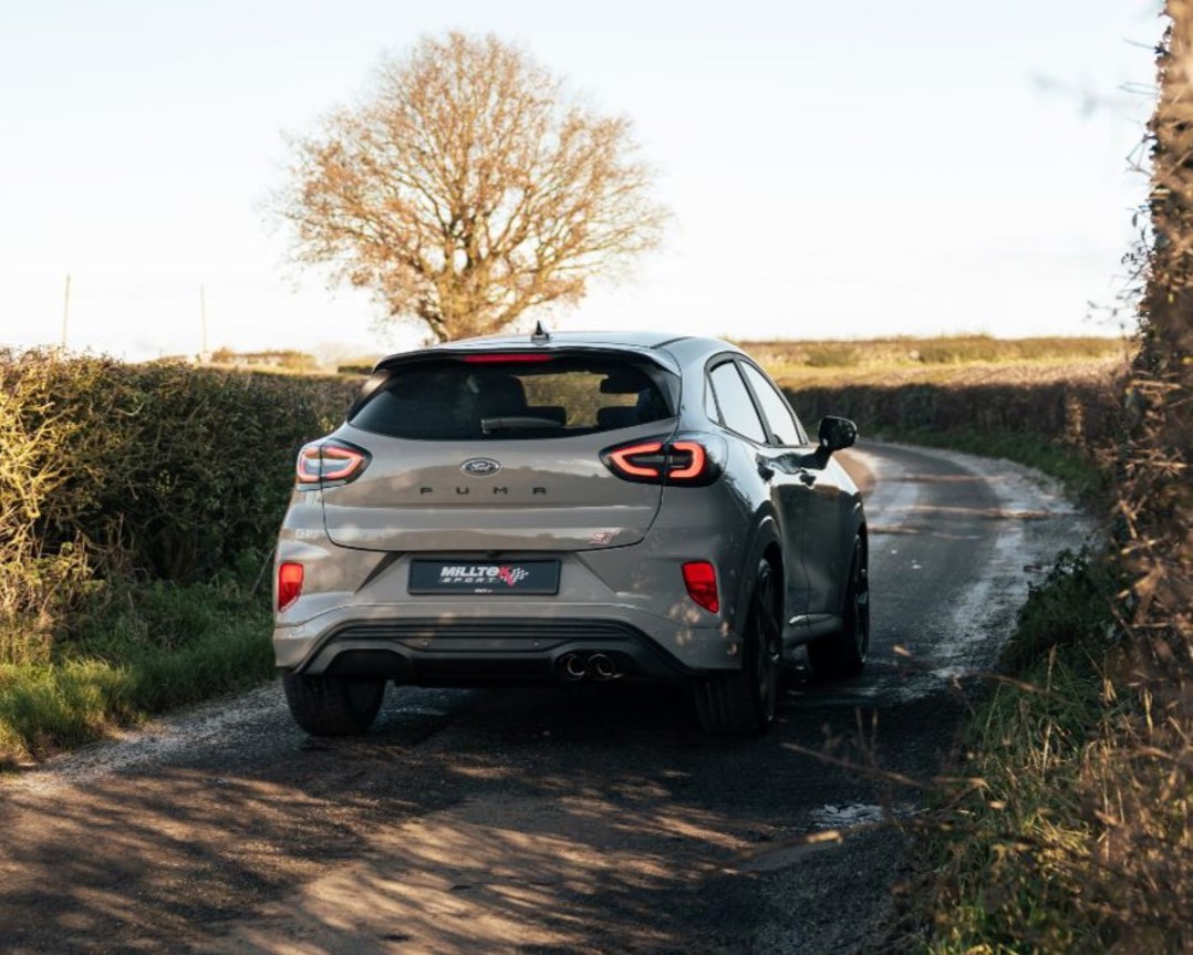 Ford Puma with Milltek exhaust.