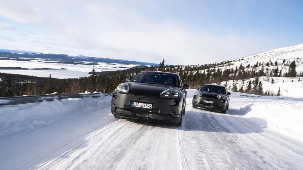 Porsche Cayenne electric testing