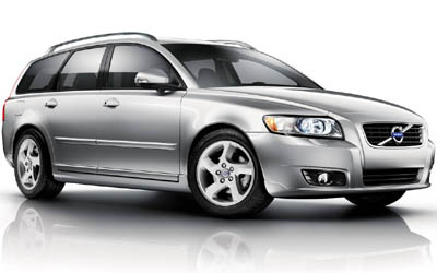 A VOLVO V50 vehicle