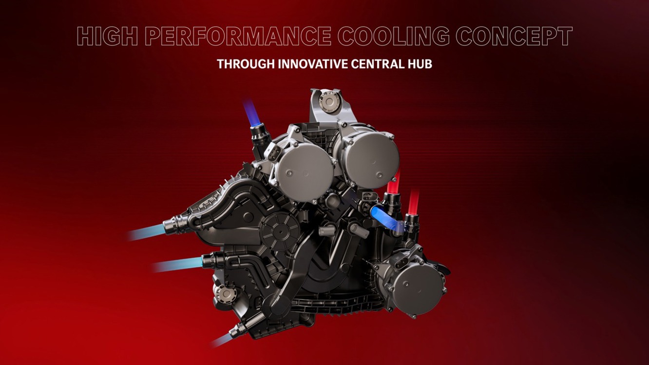 Mercedes Concept AMG GT XX Central Coolant Hub