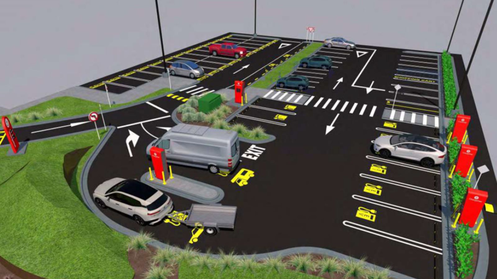 to build 10point charging hub in Tauriko Driven Car Guide
