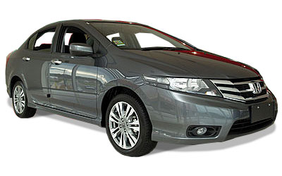A HONDA CITY vehicle