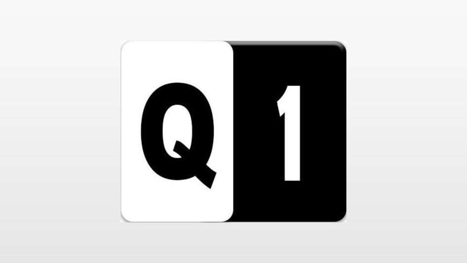 Queensland Q1 number plate
