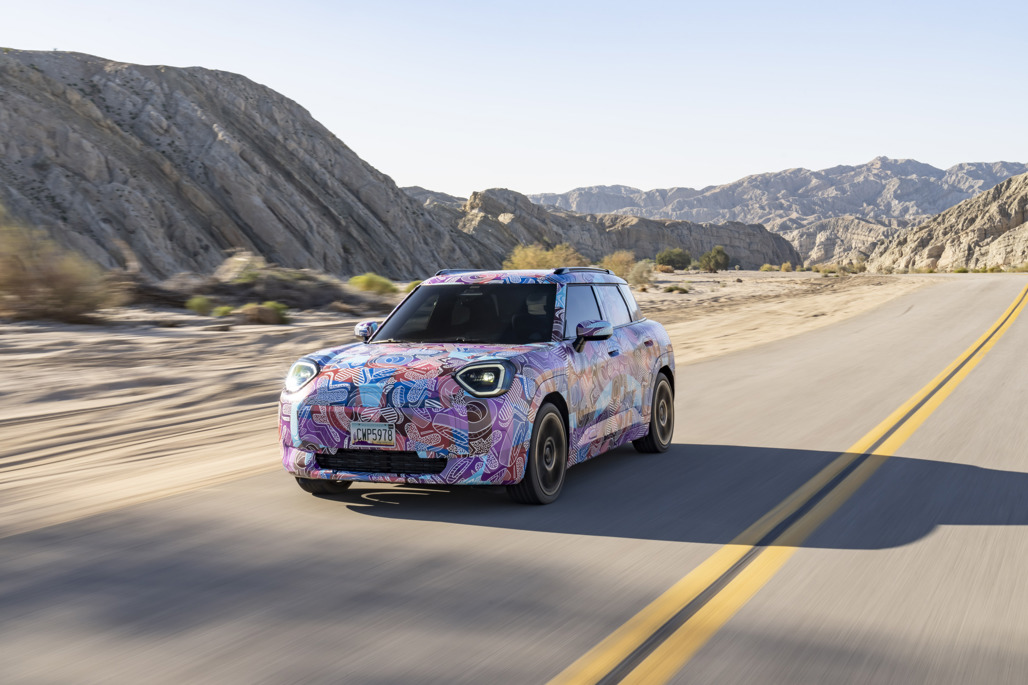 Mini Aceman EV teased in camo, to debut this April - Driven Car Guide