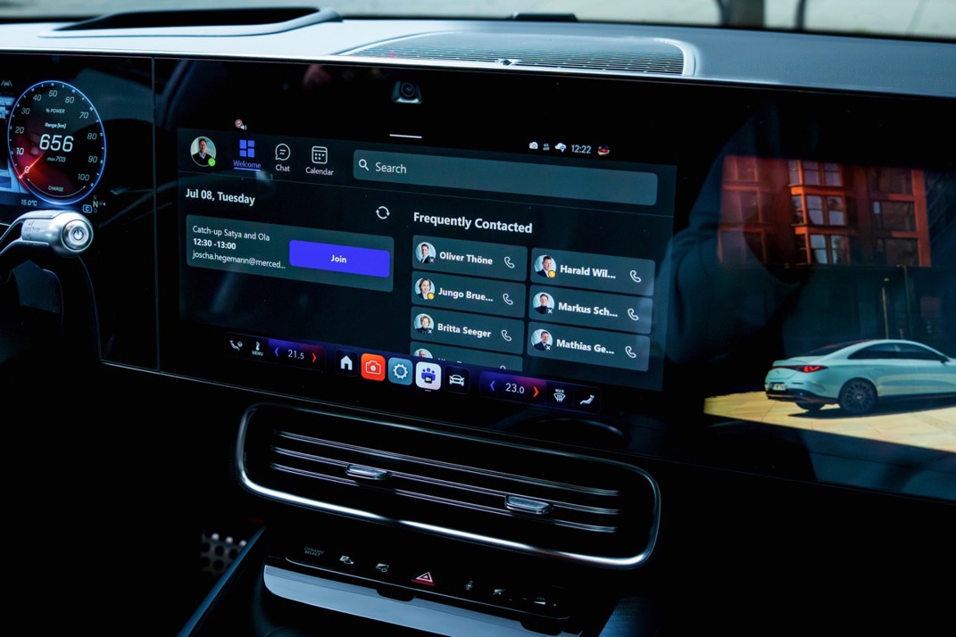 Mercedes-Benz MB.OS Microsoft Teams
