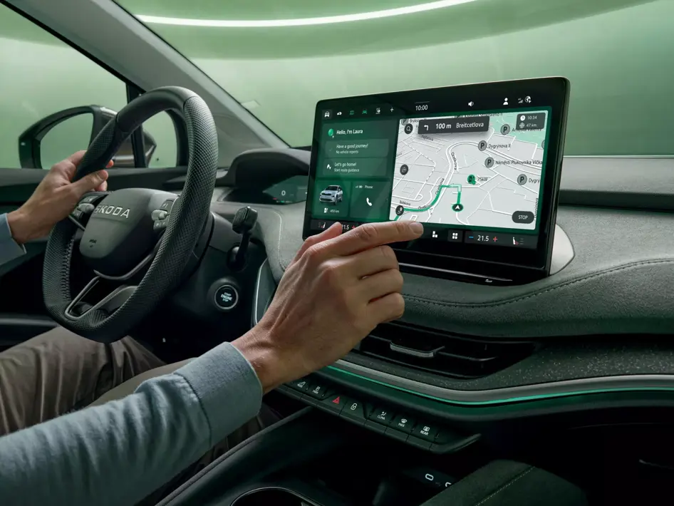 2025 Skoda Enyaq touchscreen
