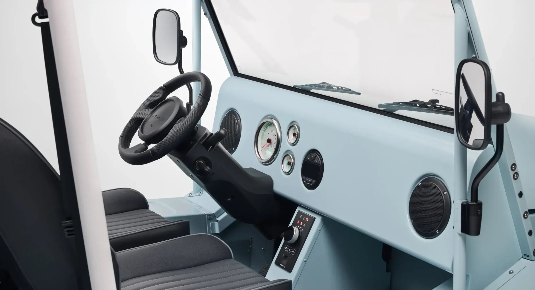 Revised Mk2 cabin showing rotary selector and wider footwell layout